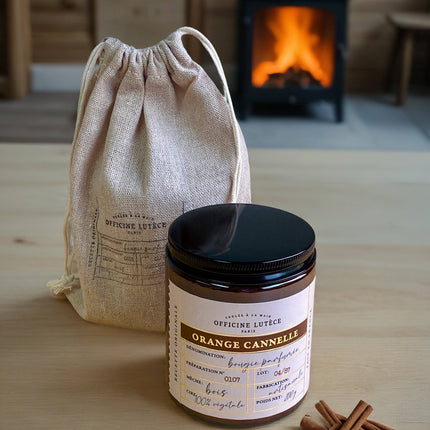NEW Bougie parfumée Orange Cannelle - 200g