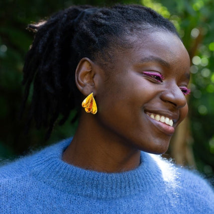 NEW Boucles d’oreilles Ecume Carbone irisé EXCLU BOUTIQUE