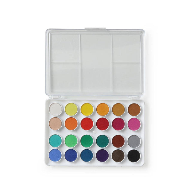 NEW Boîte de peintures aquarelles 24 pastilles