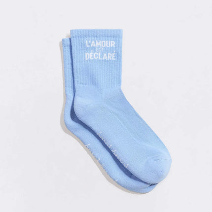 Chaussettes L'amour est déclaré Bleu dream