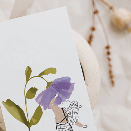 Carte double « Senteur »