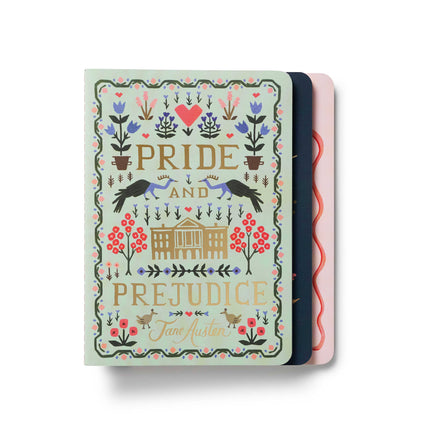 Ensemble assorti de 3 carnets Jane Austen