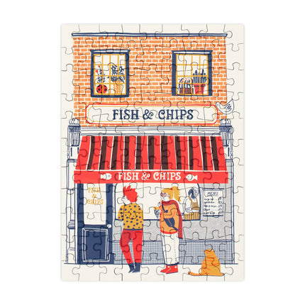 Mini puzzle Fish & Chips -  99 pièces