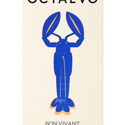 Marque-page en laiton Homard bleu