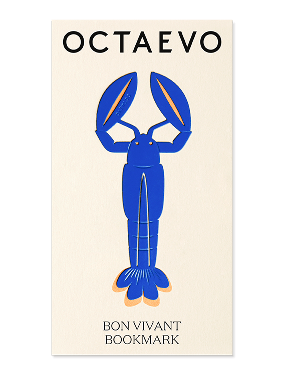 Marque-page en laiton Homard bleu