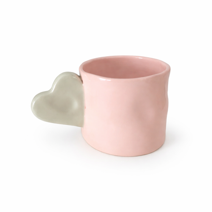 Mug coeur en céramique (200 ml)