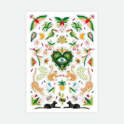 NEW Stickers Jungle mexicaine