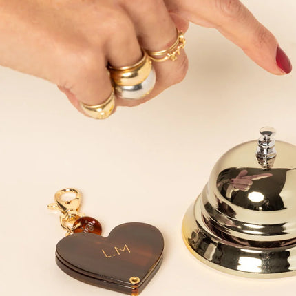 NEW Porte clef miroir coeur coffee bean