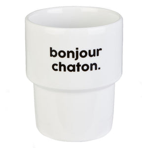 NEW Gobelet Bonjour Chaton - Felicie Aussi