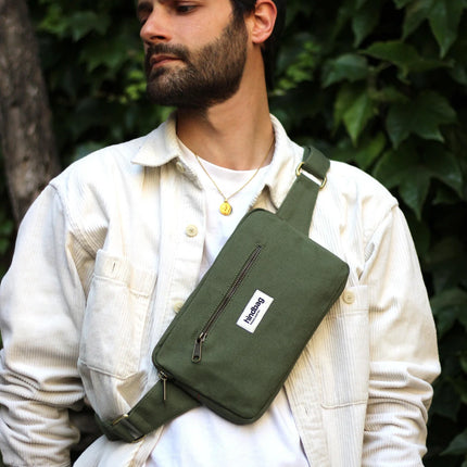 NEW Sac banane Harry Olive Hindbag