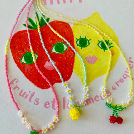 NEW Collier fraise