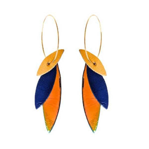 NEW Boucles d’oreilles Demisel - Josepha créoles Bleu majorelle