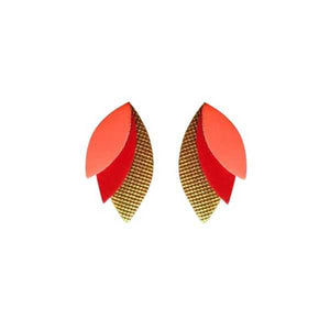 NEW Boucles d’oreilles Demisel - Josepha puce Rouge grenat