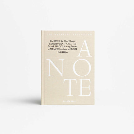 Carnet Just a note beige