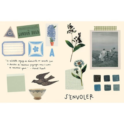 NEW Carnet de stickers - Le bazar