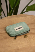 NEW Porte monnaie Lili Velours vert d'eau