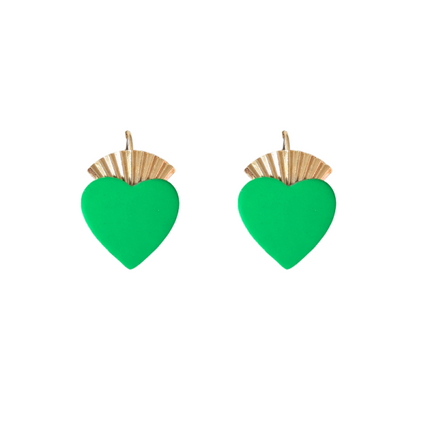 Boucles d’oreilles Lou Vert granny