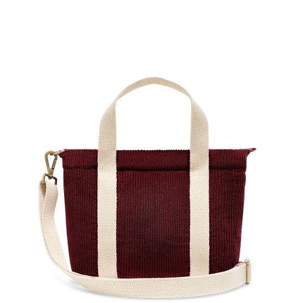 Sac Louise Velours bordeaux