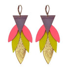 Boucles d’oreilles Demisel - Maya Jaune