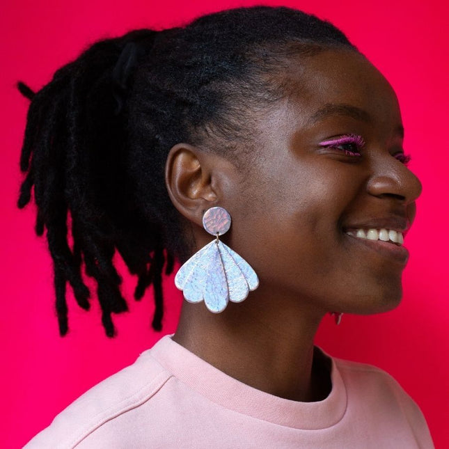 NEW Boucles d’oreilles Jackie Vert paon