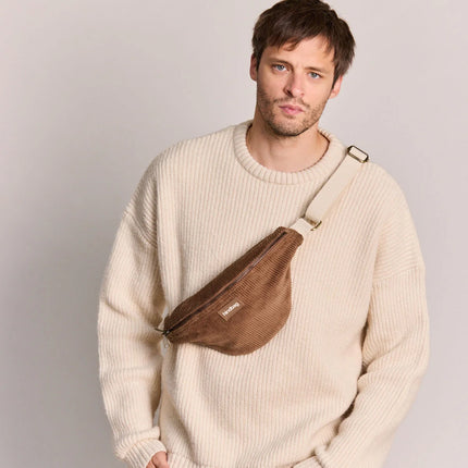 Sac banane Olivia Velours macchiato