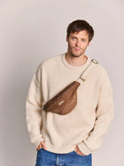 Sac banane Olivia Velours macchiato