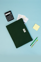 Housse d'ordinateur Ava vert sapin