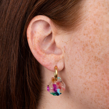 Boucles d'oreilles Baby mermaid Confettis