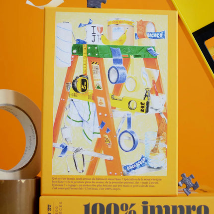 Puzzle 500 pièces 100% impro