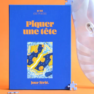 NEW Puzzle 500 pièces Piquer une tête - Jour Férié