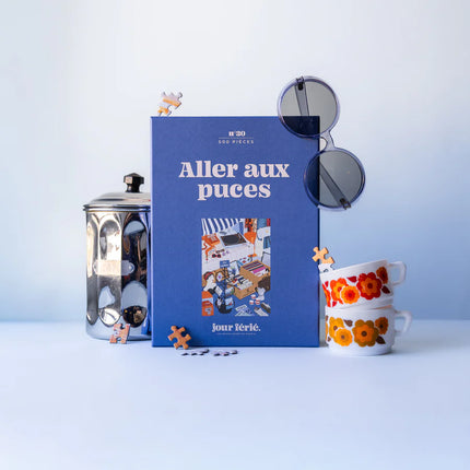 Puzzle 500 pièces Aller aux puces
