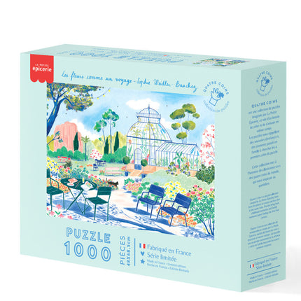 Puzzle Les fleurs comme un voyage par Sophie Weidler-Bauchez - 1000 pièces