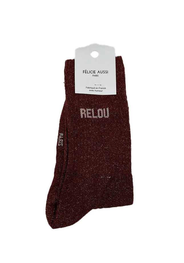 Chaussettes Relou paillettes