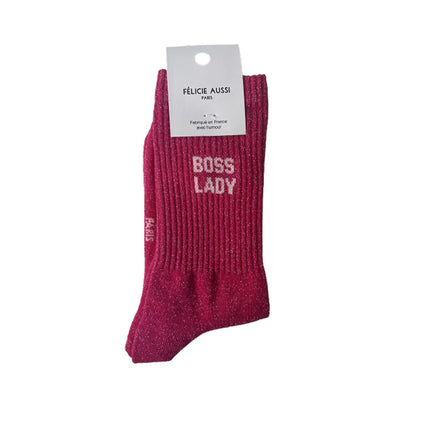 NEW Chaussettes Boss Lady à paillettes