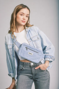 NEW Sac banane Harry Denim bleu Hindbag