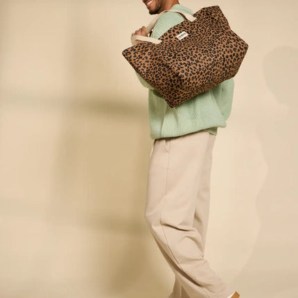 Sac Claude Léopard cannelle