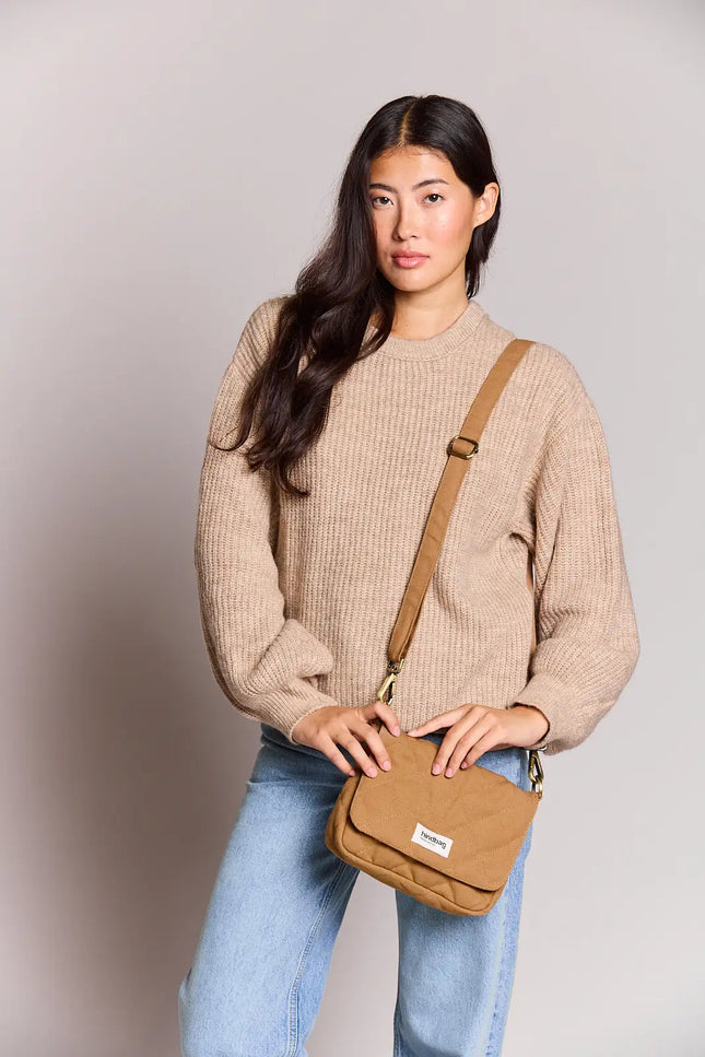 NEW Sac Margault matelassé cannelle