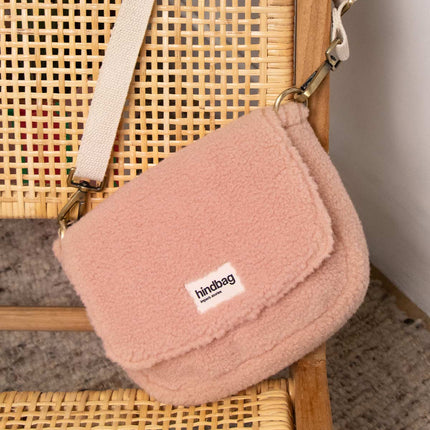 NEW Sac Margault Teddy rose poudré