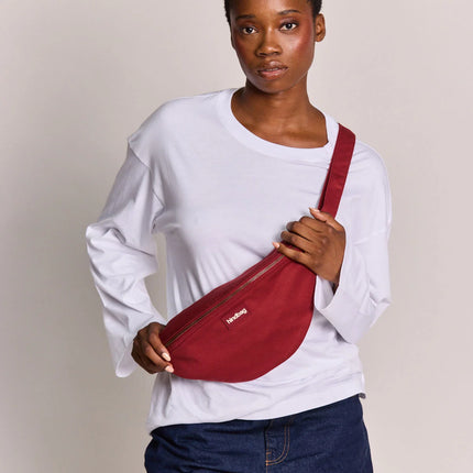 Sac banane Sasha bordeaux