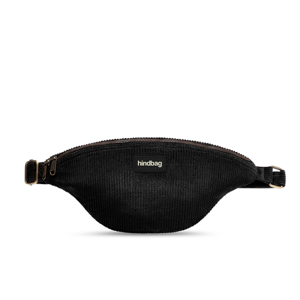 Sac banane Sasha velours noir