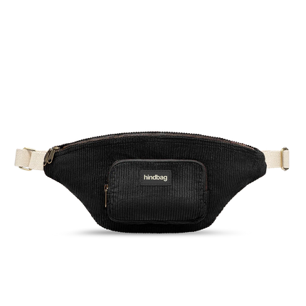 Sac banane Sofia Velours noir