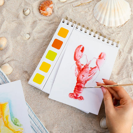 Travel book carnet d'aquarelle - Air marin