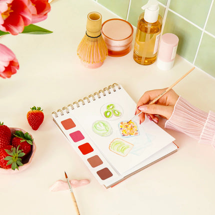 Travel book carnet d'aquarelle - Self care