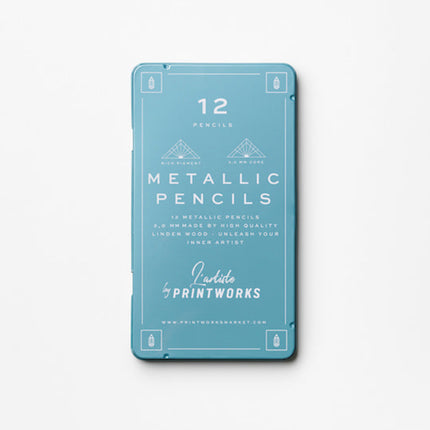 Crayons de couleur Metallic