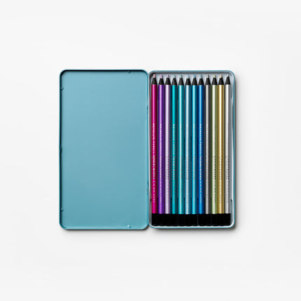 Crayons de couleur Metallic