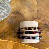 Bracelets taille S en acétate de cellulose