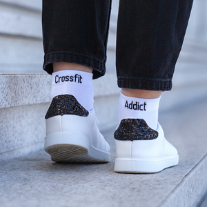 Chaussettes à message Crossfit addict - taille femme