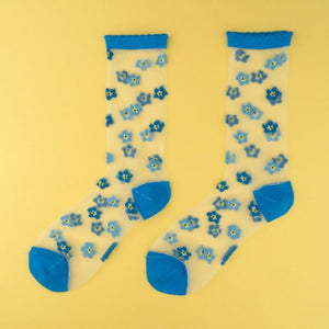 Chaussettes transparentes Myosotis Coucou Suzette