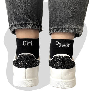Chaussettes à message Girl power - taille femme