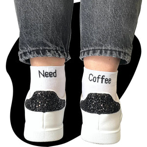 Chaussettes à message Need Coffee - Taille homme
